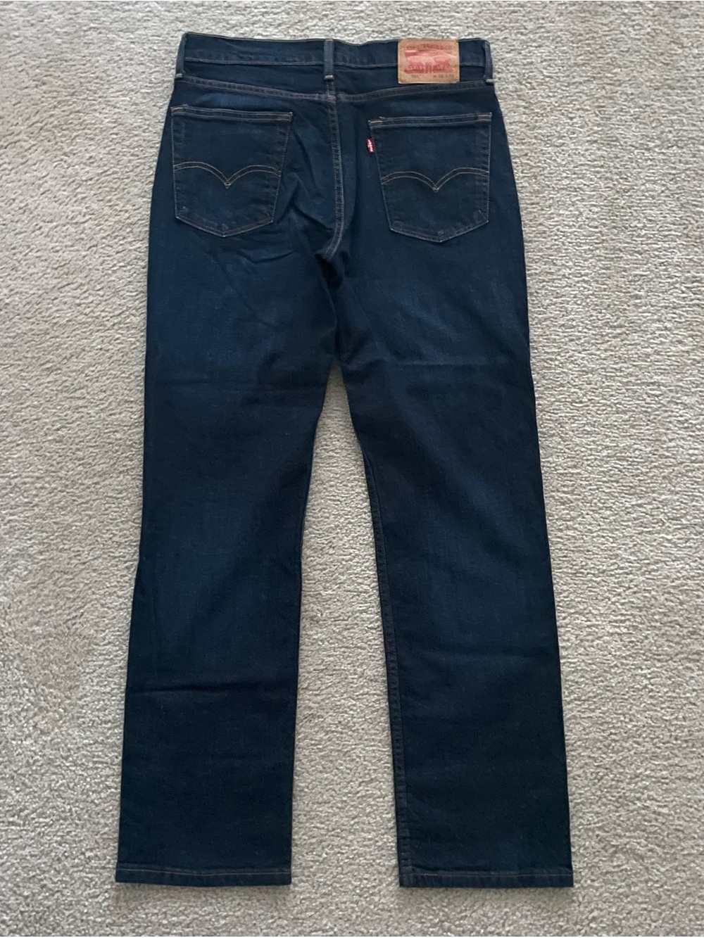 NWOT Levi's Men's 514 Dark Blue Straight-Fit Jeans 32Wx32L - Picture 5 of 14
